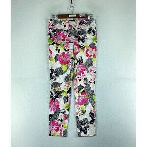Marciano Womens Pants Multicolor Tag Size 6 (30x28) Low Rise Floral Skinny